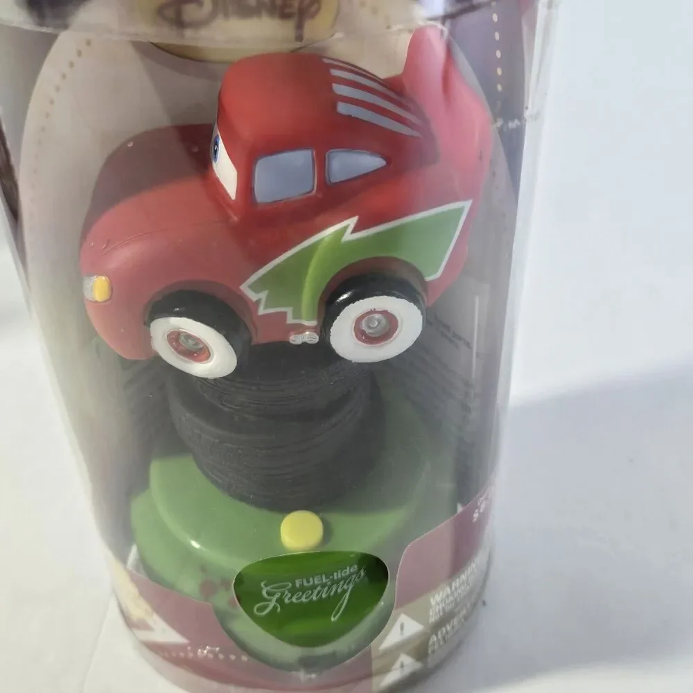 Disney Pixar Cars Holiday Go Figures Lightning McQueen & Mater Talking NIB Lot 2